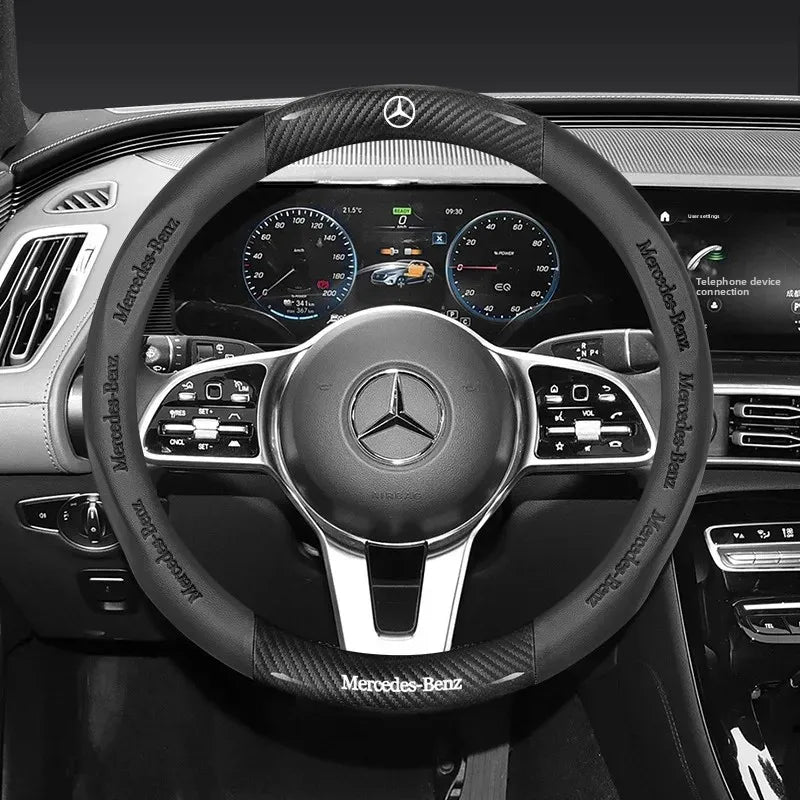 Universal Fit Mercedes Benz Steering Wheel Cover