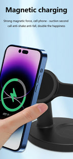 3 In 1 Magnetic Wireless Charger Stand