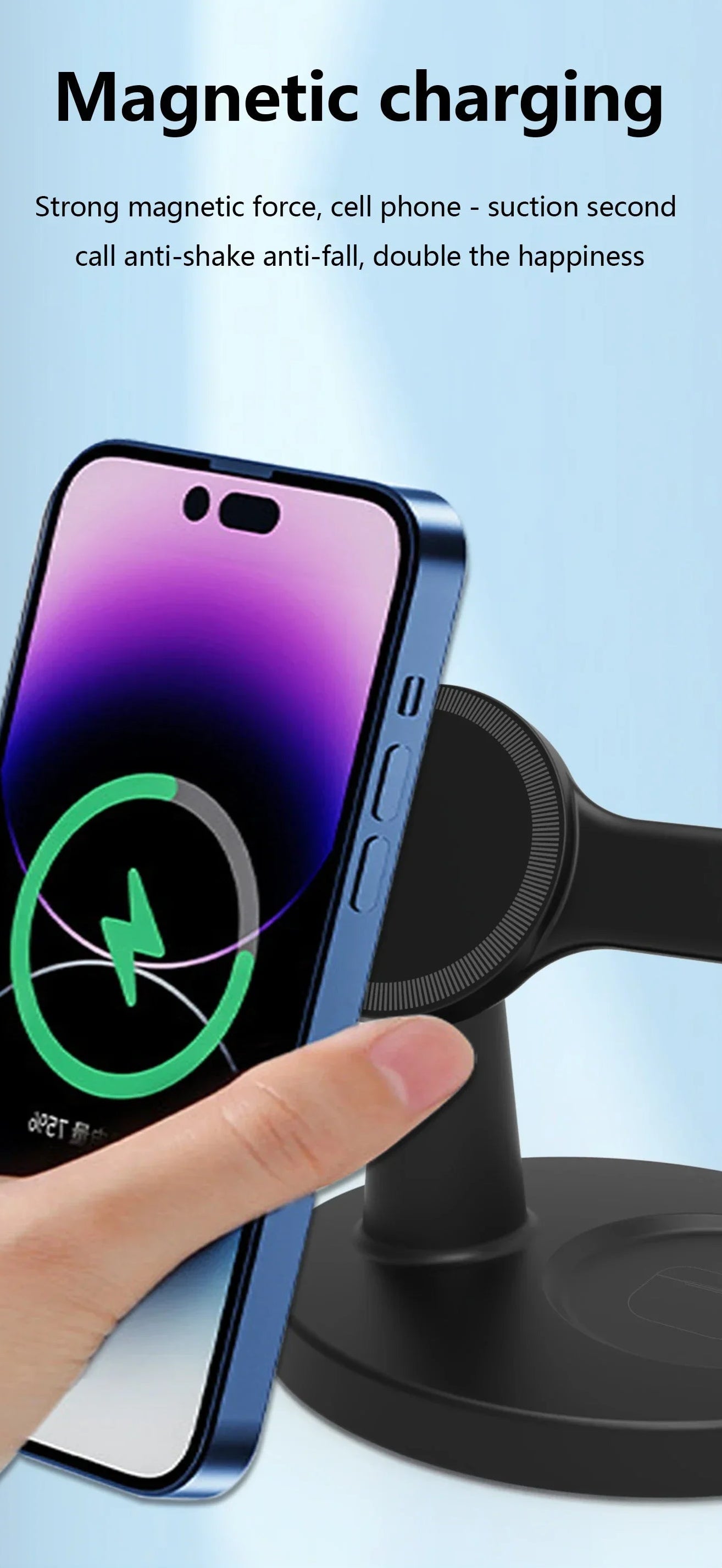3 In 1 Magnetic Wireless Charger Stand