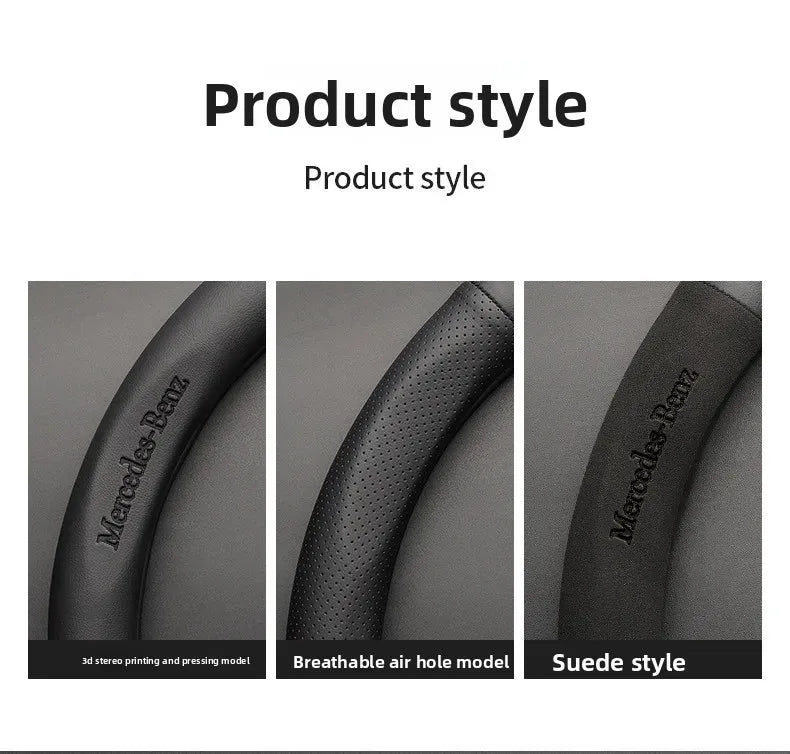 Universal Fit Mercedes Benz Steering Wheel Cover