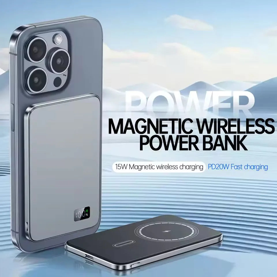 Ultra Thin Magnetic Fast Charging Power Bank
