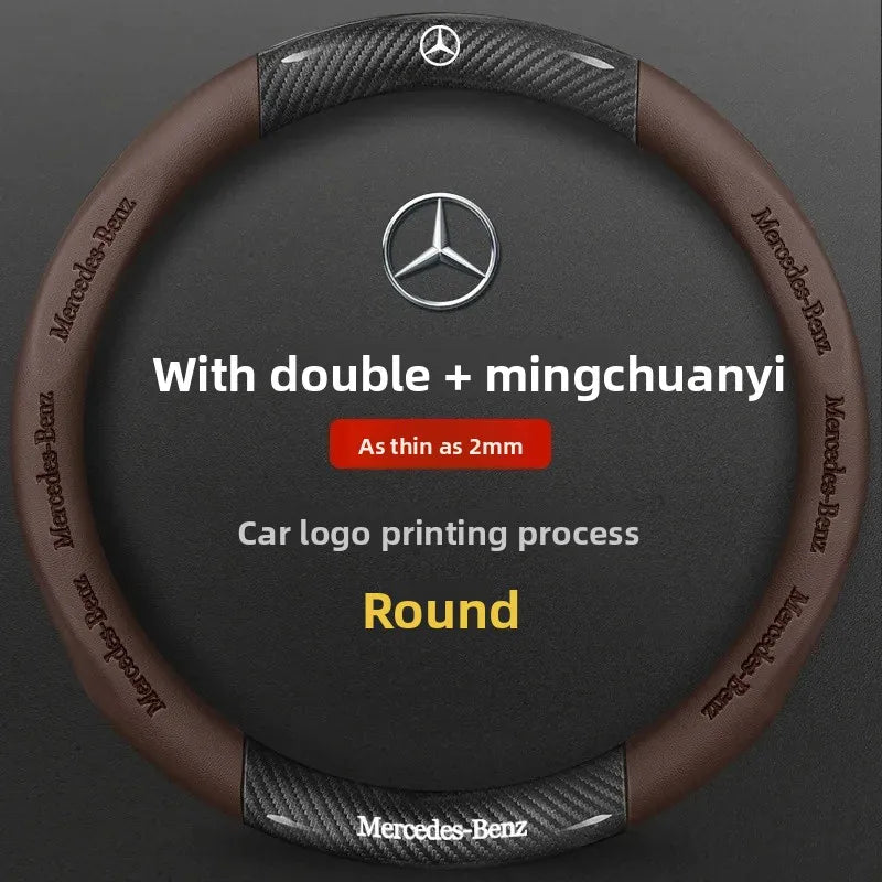 Universal Fit Mercedes Benz Steering Wheel Cover