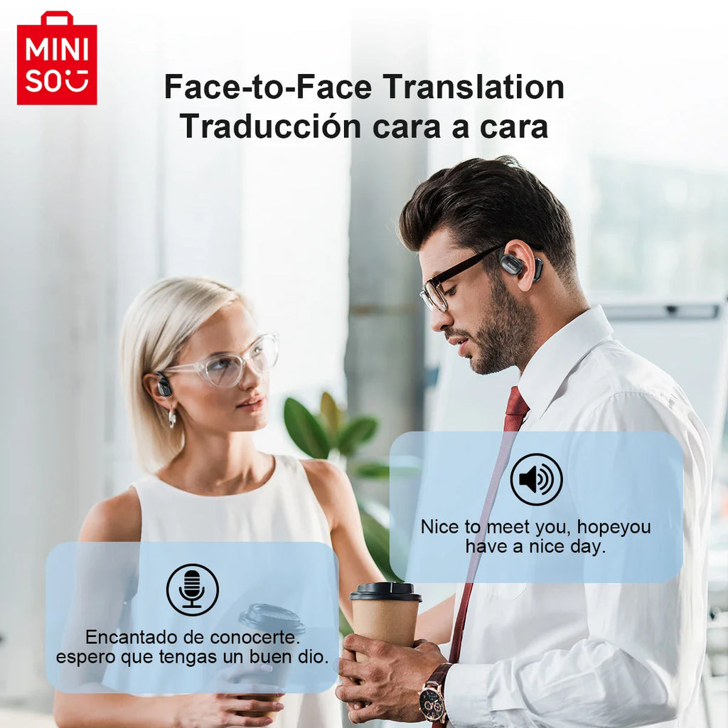 AI Wireless Translator Earphone