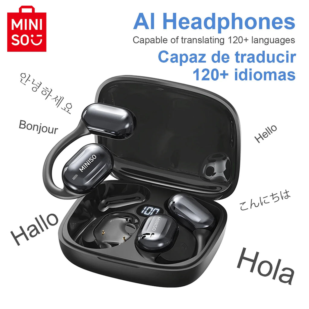 AI Wireless Translator Earphone