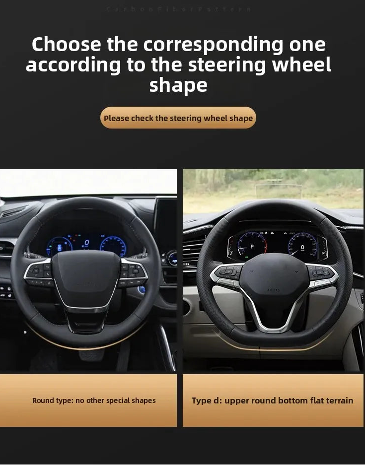 Universal Fit Mercedes Benz Steering Wheel Cover